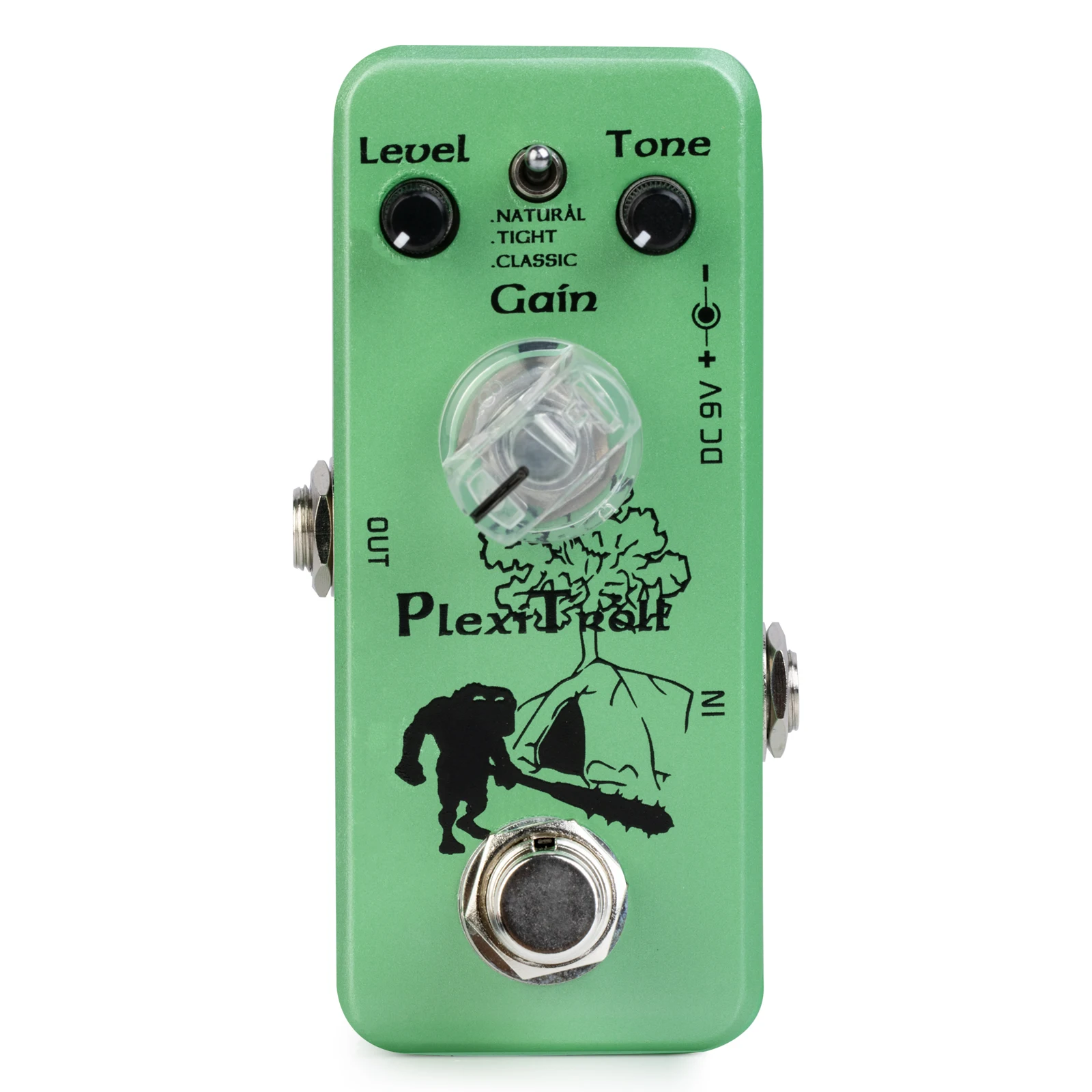 Movall Mp-302 Plexitroll Distorsione Pedale Effetto Chitarra 3 Modalità Natural Tight Classic True Bypass Accessorio Per Basso Elettrico