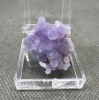 Natural grape agate mineral specimen + box sie 3.4 cm + healing quartz crystals and stones rock gemstone 1