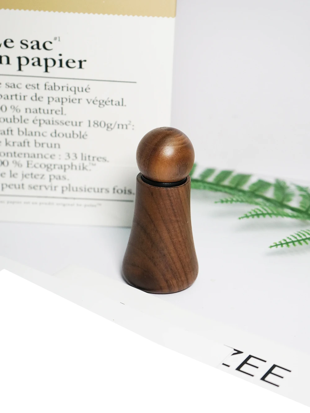 Description Picture 6 of itemCoffee Stirrer Needles Espresso Distribution Tools Natural Walnut Wood Handle With Stand WDT Tool