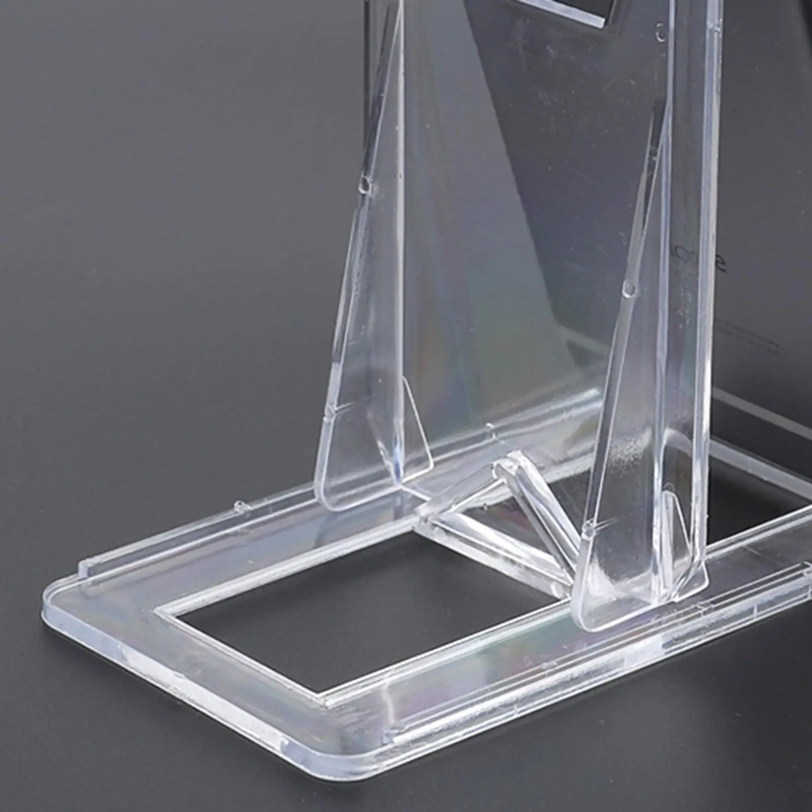 5pcs Display Holder Stand Clear Shelf  Collectible Save Space