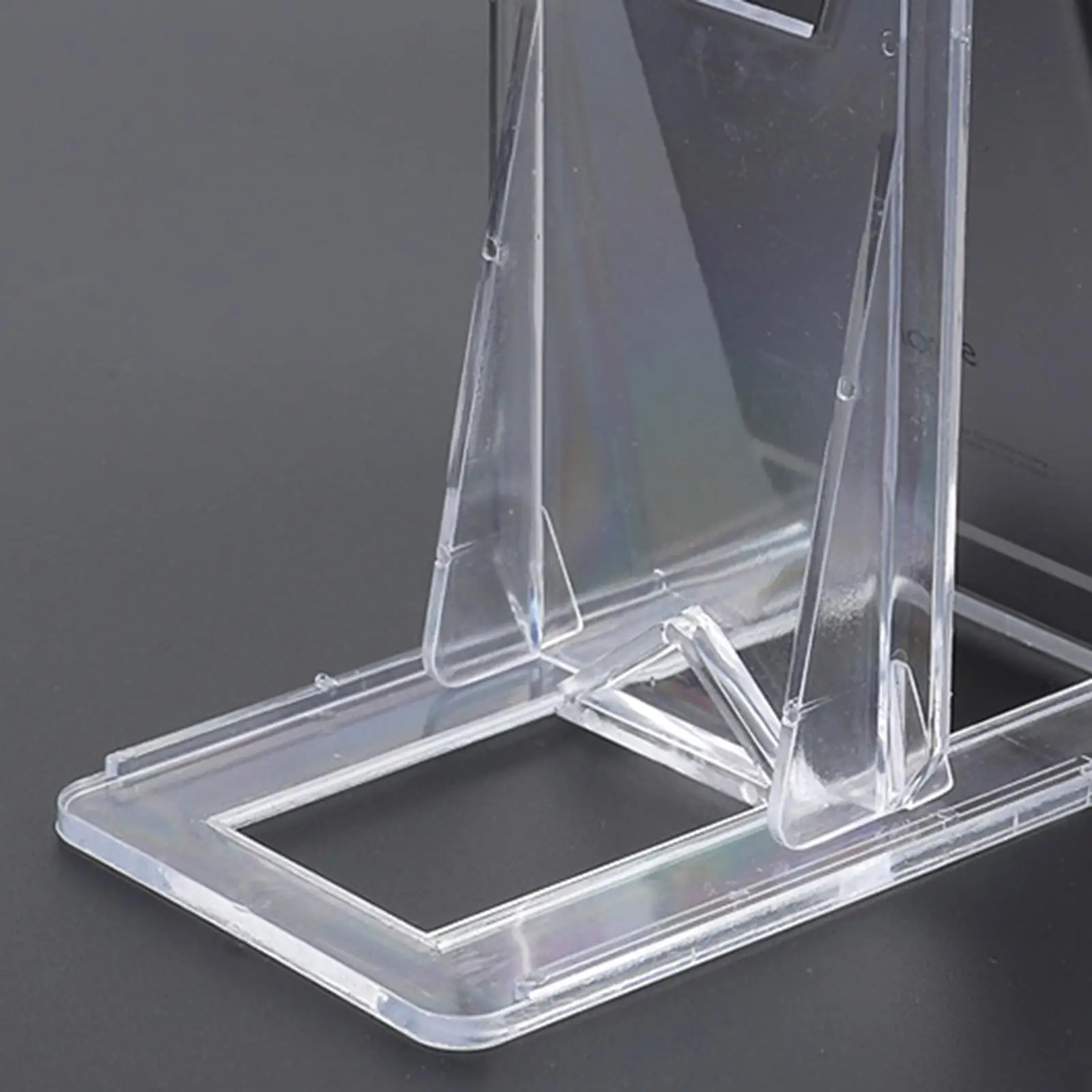 5pcs Display Holder Stand Clear Shelf Collectible Save Space