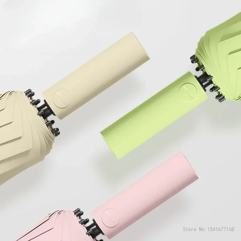 

Дождь, автоматическая погода, прочный, для мужчин, двойной солнцезащитный, для мужчин, складной, ветрозащитный, солнцезащитный, мужской зонт