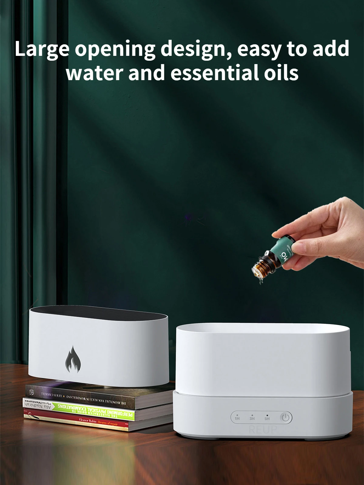 Flame Aroma Diffuser Air Humidifier