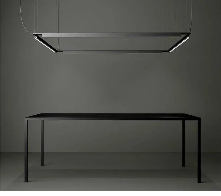 Description Picture 6 of itemCompendium Linear Pendant Lamp Art Led Linear pendant light Dining Table Kitchen Bar Long tube Pendant lamp