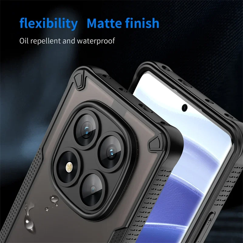 Luxury Hybrid Armor Rugged PC Case - Shockproof Airbag Protection & Camera Guard