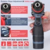 16.8V/21V Cordless 2in1 Electric Screwdriver Drill Brushless Motor 45/55Nm Rechargeable Multifunction Screw Driver Impact Drill 4