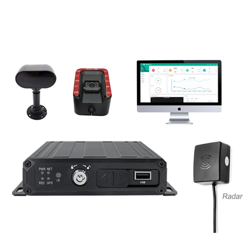 

4G MDVR с DFMS ADAS BSD миллиметровым волновым радаром, диапазон 20 м