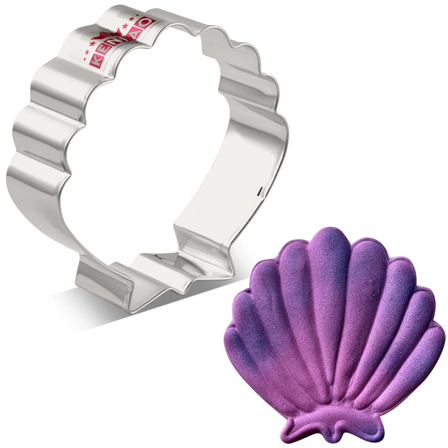 Ocean Creatures Seashell Cookie Cutter 8.2 cm Under the Sea Biscuit Fondant Sandwich Bread Mold Stainless Steel