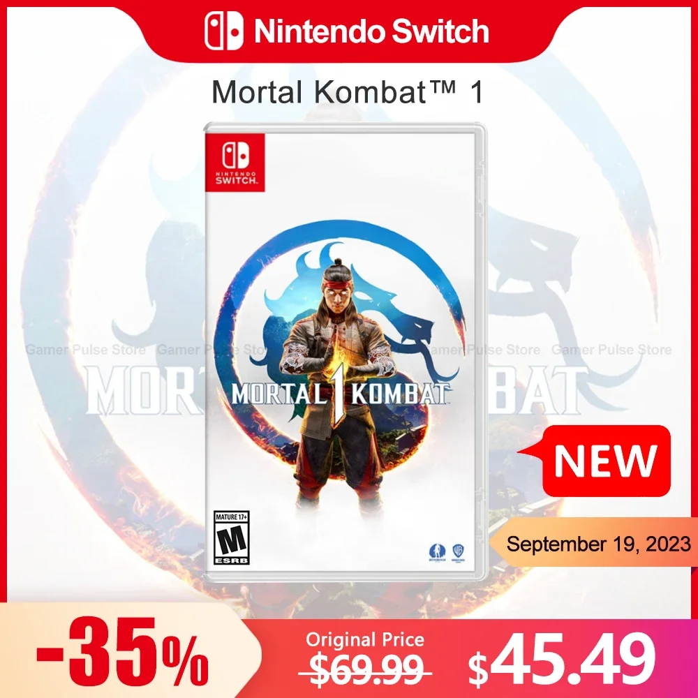 

Mortal Kombat 1 Nintendo Switch Game Deals 100% Official Original Physical Game Card Fighting Genre for Switch OLED Lite