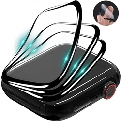 Triple Pack Soft Screen Protector Film Set for Apple Watch Full Coverage (Ultra 1 2 49MM)