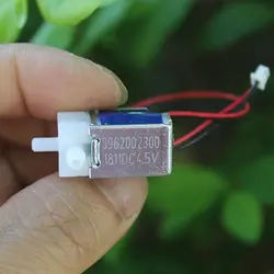 DC 4.5V 5V Micro Solenoid Valve NC Normally Closed 2-Position 3-Way Air Gas Water Flow Exhaust Valve