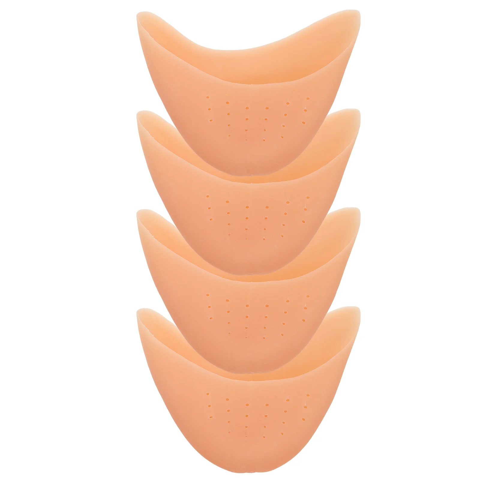 

2 Pairs Soft High Heels Toe Cover Miss Boots Pointe Shoes Protectors Sebs Caps for