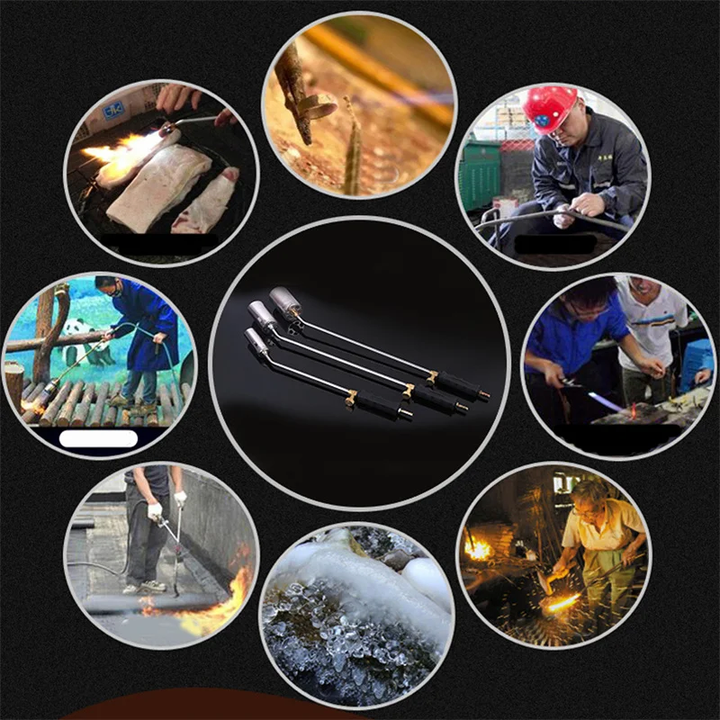 Heating Torch 15~35# Soldering Propane Butane Gas Flame Blow Plunber Roofing Stainless Steel Soldering Gun gas torch welding torch gas burner butane torch