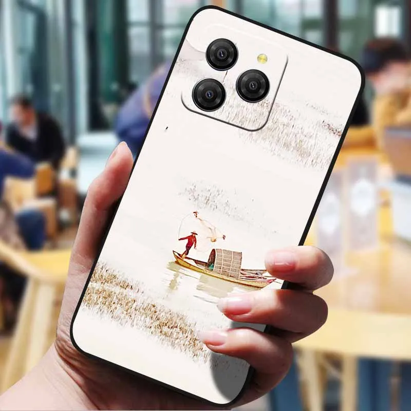 Cartoon Painted Silicone TPU Phone Case - Blackview Shark 9 5G Back Cover Bumper