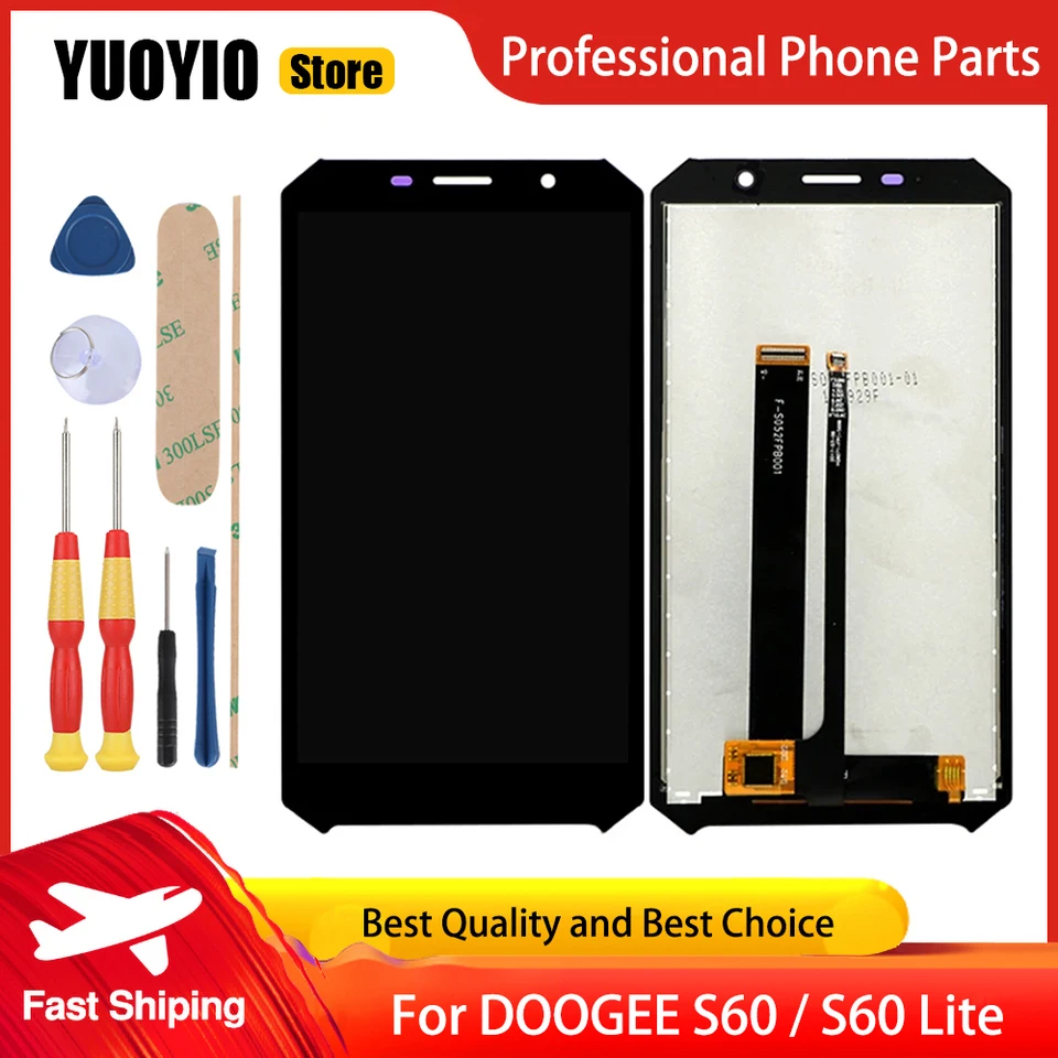 Ocolor Para Doogee S60 S60 Lite Display LCD E Tela Sensível Ao Toque De - Foto 9