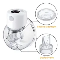 Duckbill Valve and Silicone Diaphragm,Compatible With Electric Breast Pump，Pump Parts/Accessories (10 Piece Set) 2