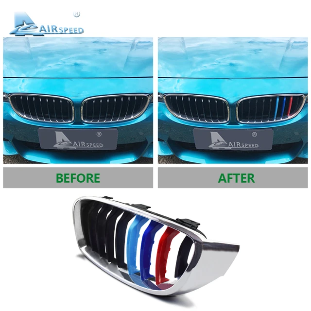 Flug geschwindigkeit für BMW F33 F32 4er Auto Frontgrill Streifen  Abdeckungen Clips Motorsport Dekorationen Trim Zubehör