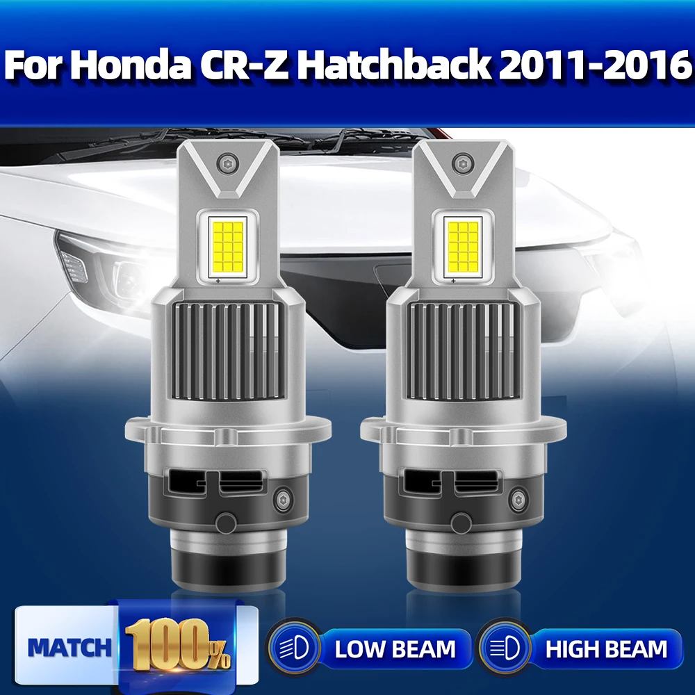 

2PCS D4S Car Headlights Bulb 150W 60000LM HID Xenon Lamp 12V 6000K For Honda CR-Z Hatchback 2011 2012 2013 2014 2015 2016