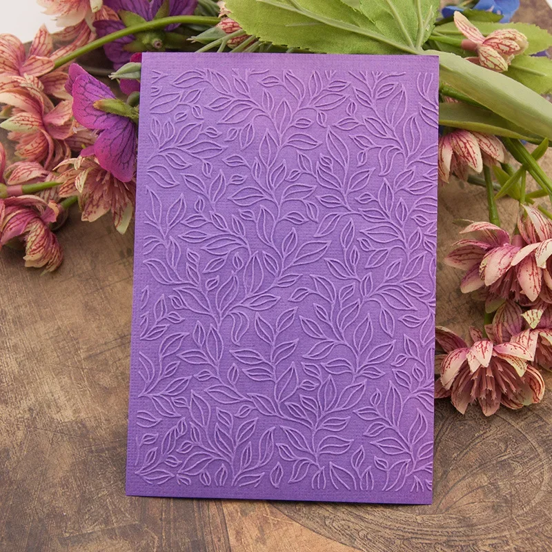 Plastic Embossing Folder Embossing Folder Dandelion/Butterfly/Leaves/Classic Embossing Folder Transparent Plastic Plates Design For DIY Paper Card Decoration Scrapbooking