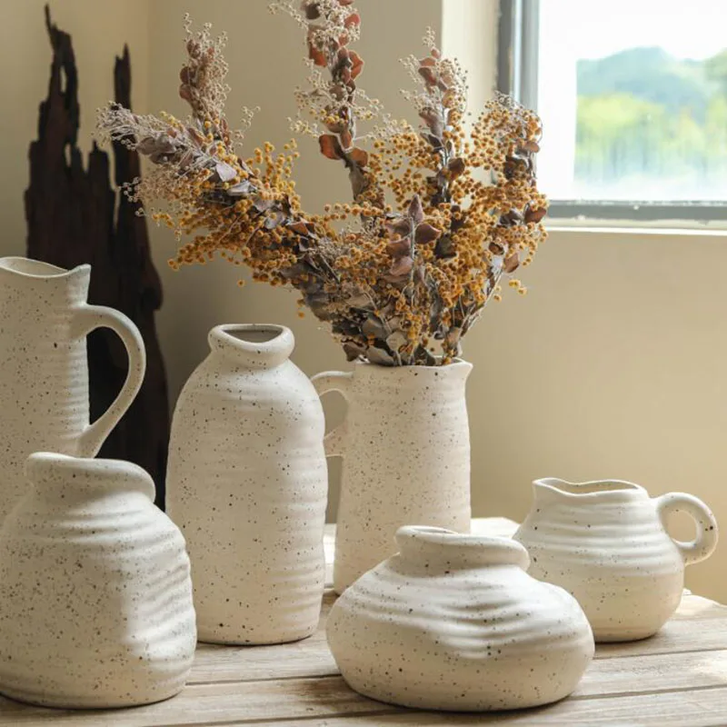Nors Vase Retro Vases Home Decor Flower Vase Decoration Flower Pot Room Decor Modern Nordic Decor Living Room Decoration 3