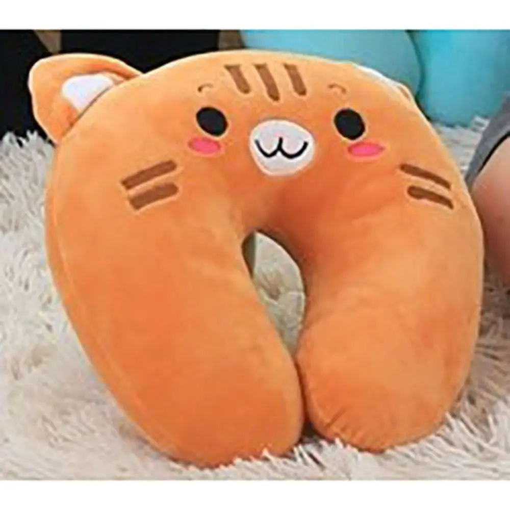 Cartoon 10 Colors Nursing Cushion Children U-Shaped Pillow Travel Pillows Neck Protection Flight Neck Pillow 2