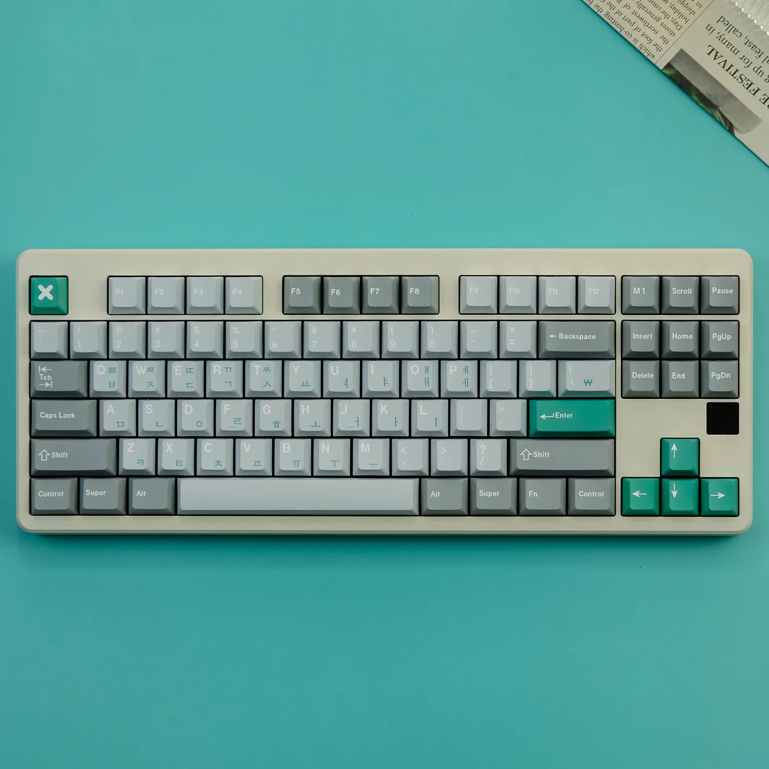 Gmk Jags Keycaps Inglês Perfil Cereja Coreano Pbt Lados Sublimação de Corante Teclado Mecânico para Interruptor mx 175 Shif