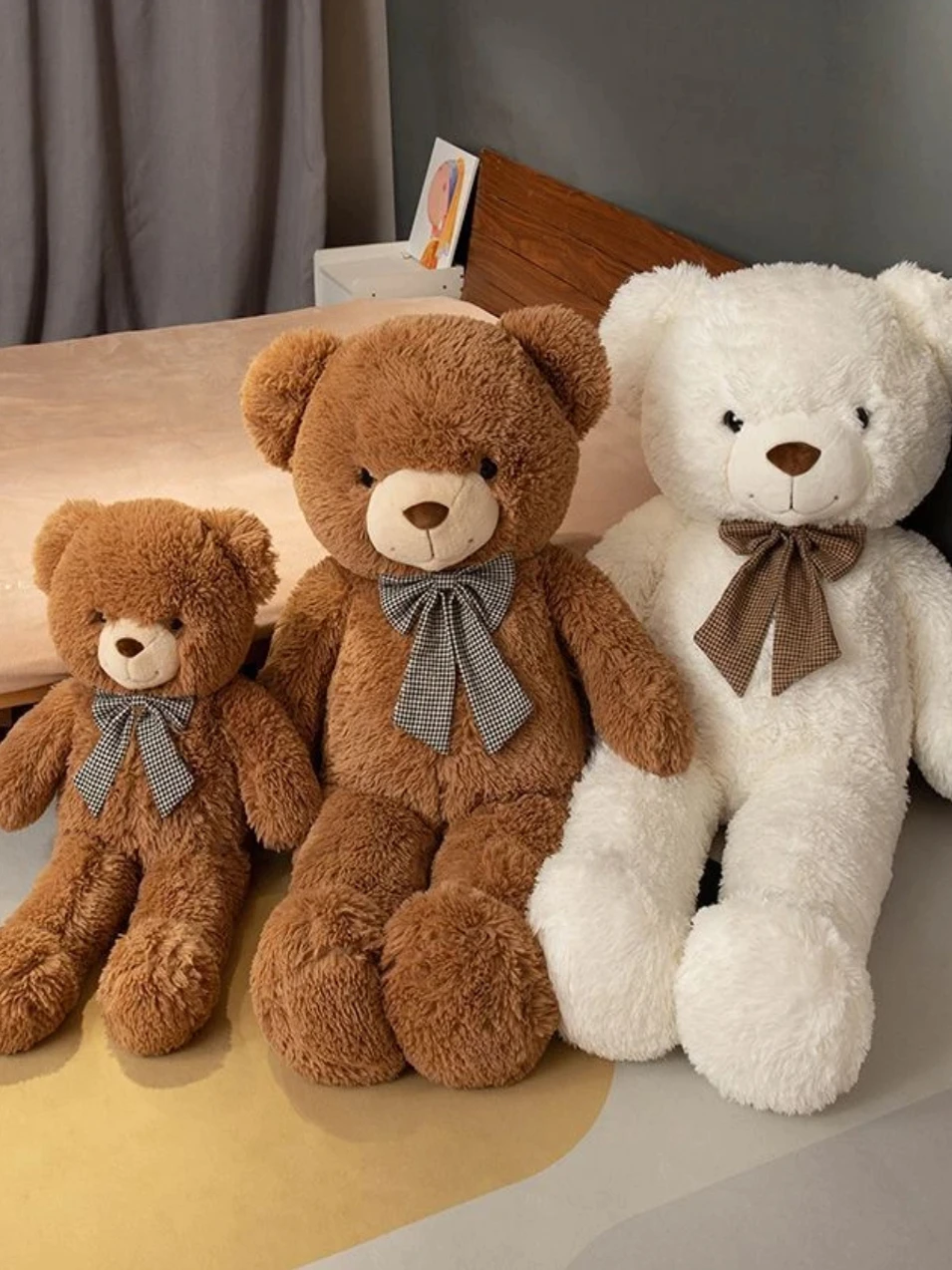 Large Plu Teddy Bear Doll S Pillow Girls Birthday Gift Fabric Toy Hable Bear Stuffed Animal Adult Universal PP Co...