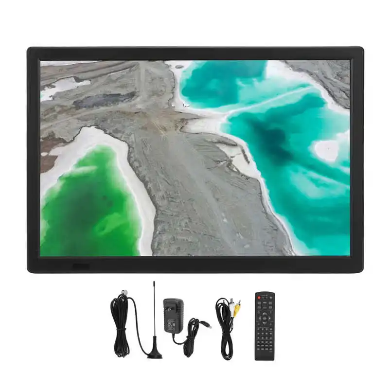 Portable tv 15.5 Inch LCD TV ATSC US Plug 110‑220V