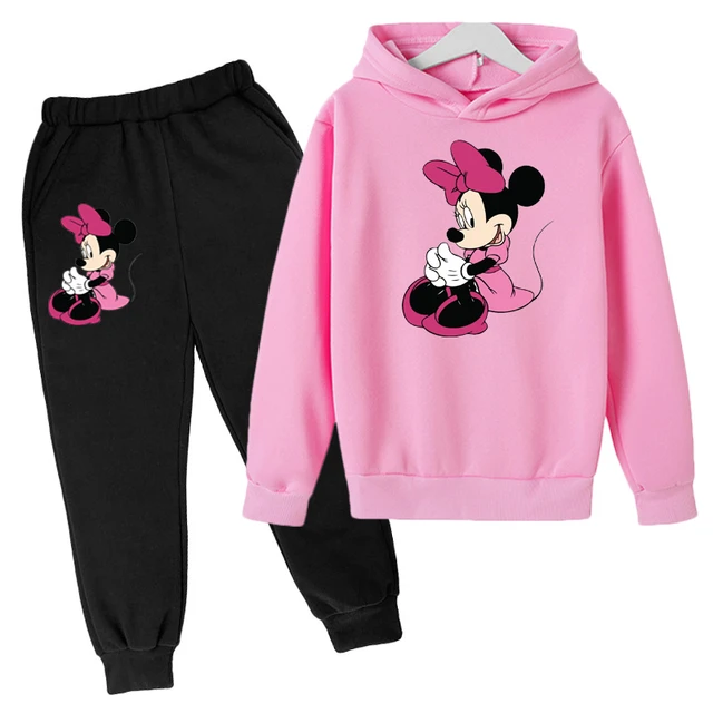 Ensemble 2 Pièces En Coton Bébé Disney Fille Minnie Rose