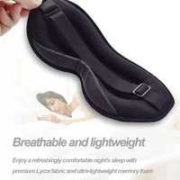 Eye Mask for Sleeping Blackout Sleep Mask Blindfold Soft 3D Eye Mask Eye Cover for Eyelash Extensions with Adjustable Strap 2