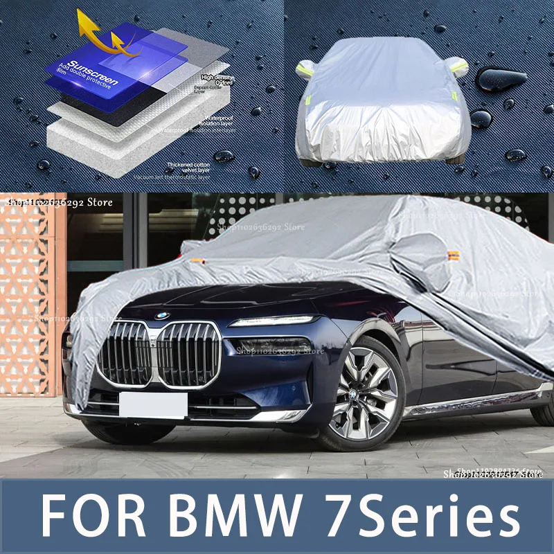 For BMW 7 Series Exterior Car Cover Outdoor Protection Full Car Covers Snow  Cover Sunshade Waterproof Dustproof Car accessories - AliExpress