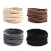 Solid Color Short Velvet Scarf for Women Winter Warm Fake Collar Cover Unisex Cycling Neck Protection Scarves Plush Neckerchiefs 1