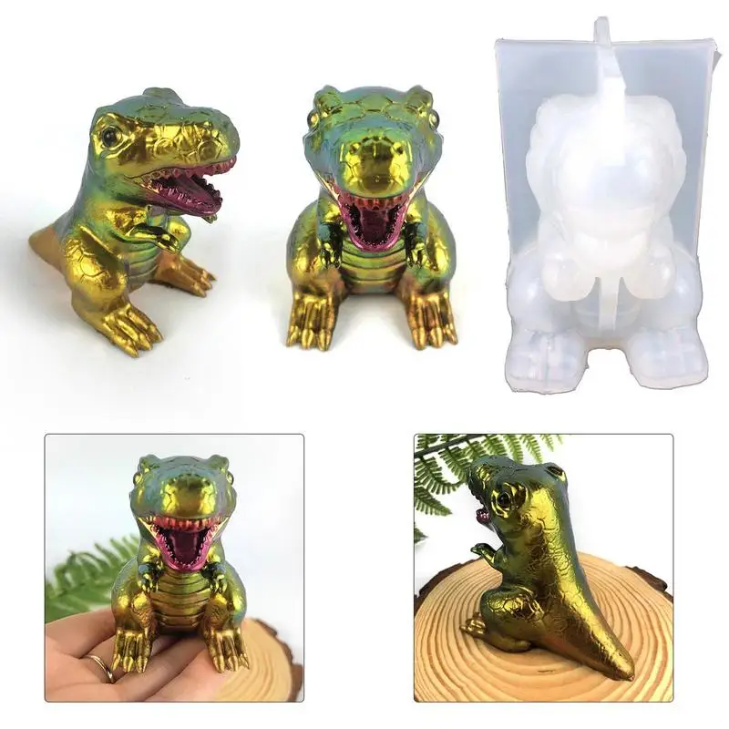 Dinosaur Molds Silicone Jello Moulds Silicone Baking Mold Cake Decorating  Moulds Modeling Tools Gummy Sugar Chocolate Cupcake