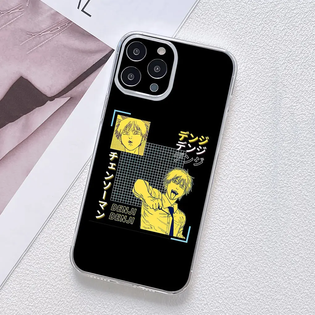 Chainsaw Man Gir Denji Makima Themed Phone Case Cover