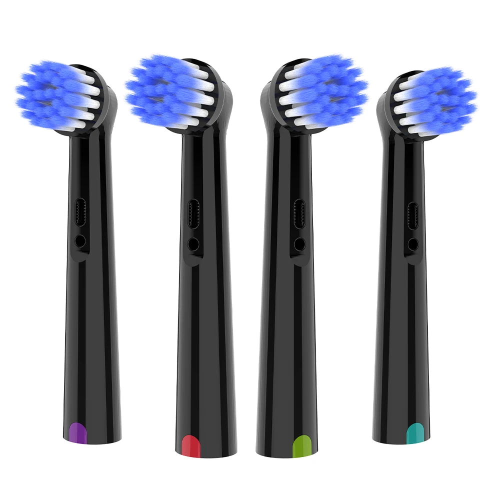 4/12/20 pk 소프트 교체용 브러시 헤드, 오랄비 전동 칫솔 호환, 프로 100용..
