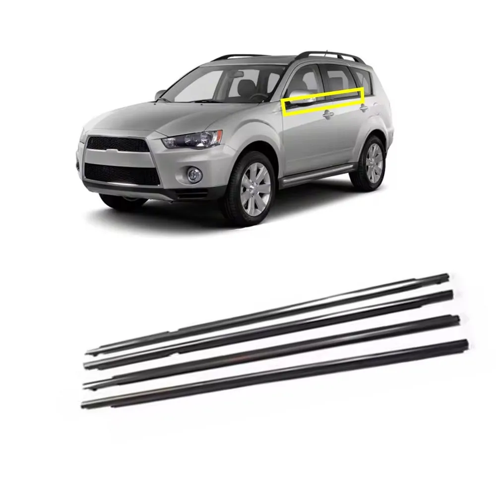 Amazon.co.jp: ウェザーストリップ に適合する ランサー 2008-2017 5727A005 5727A006 4個 ウェザーストリップ  ドアシール ベルト モールディング ウィンドウ シーリング ストリップ 車用 窓ガラス外側シール : 車＆バイク 車ウェザーストリップシール ために  ランサー ... ウェザーストリップ に適合する ランサー 2008-2017 5727A005 5727A006 5757A017 5757A018