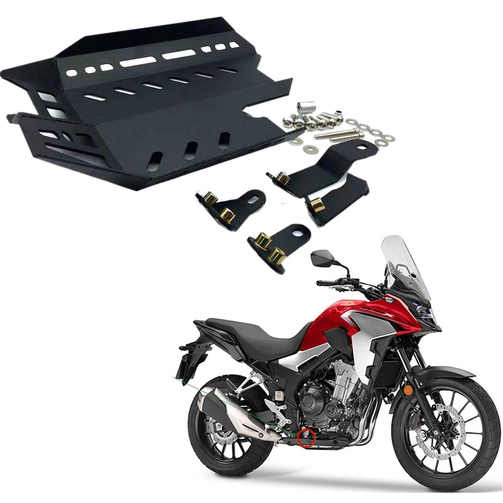 

For Honda CB500X CB 500X CB400X 2019 2020 2021 Motorcycle Engine Protection Cover Chassis Under Guard Skid Plate Black