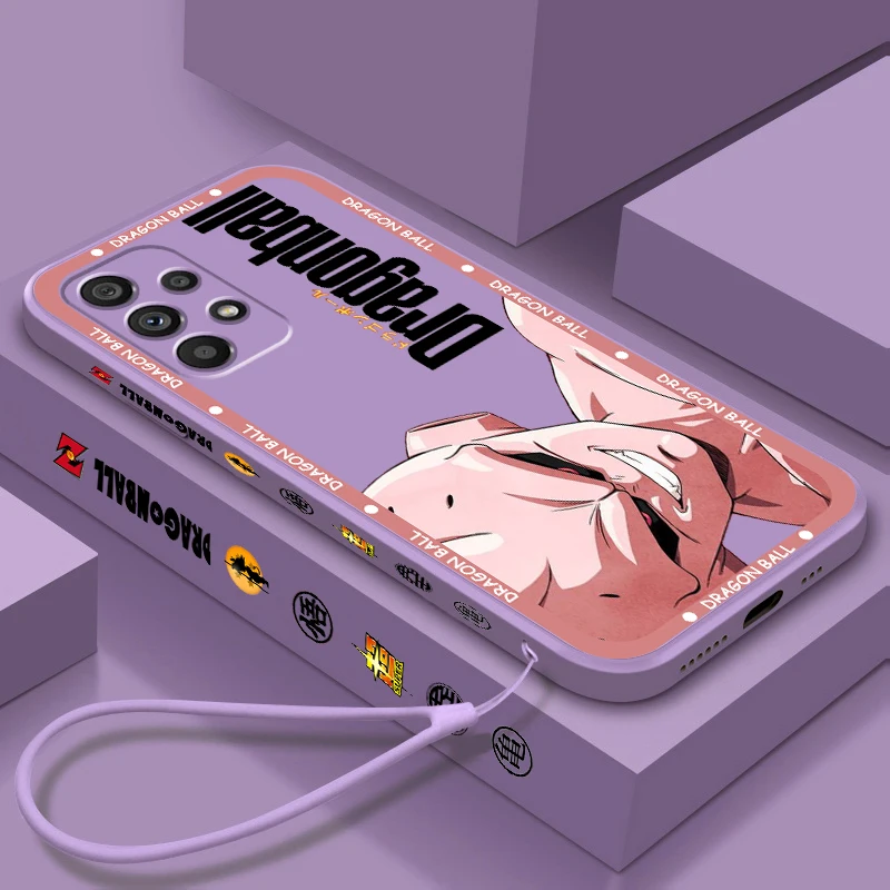 D-Dragon Ball Vegeta Iv Buu Liquid Left Rope Per Samsung Note 20 10 A54 A31 A14 A03 A22 A34 A04 A24 Ultra Plus 5G Funda