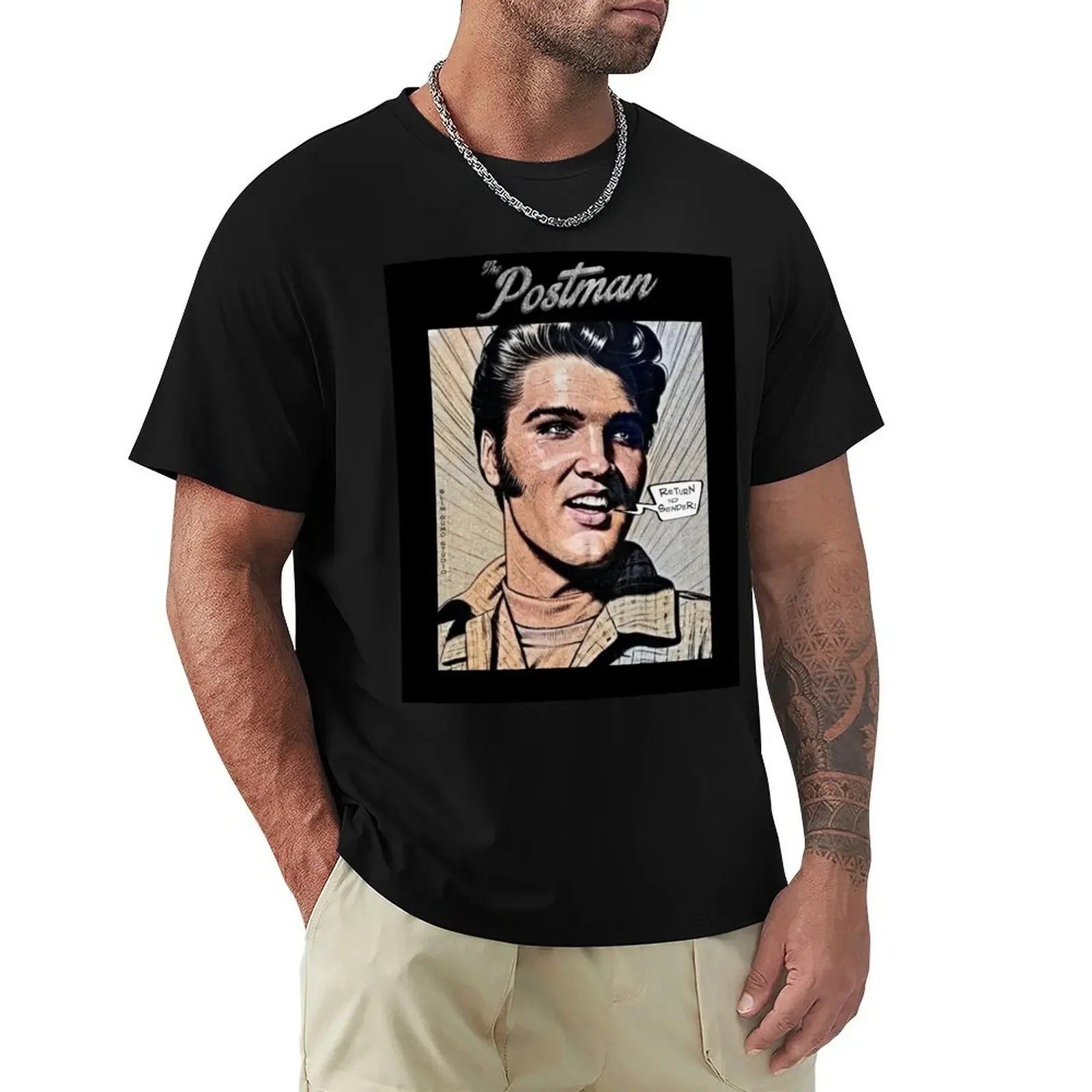

The Postman T-shirt graphics summer tops oversizeds designer t shirt men