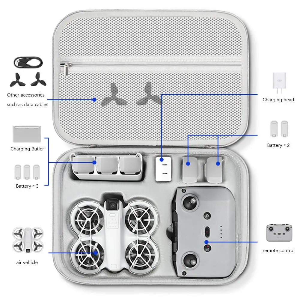 Drone Accessories Drone Storage Bag For DJI NEO Storage Bag With Shoulder Strap Waterproof Dustproof Drop-proof