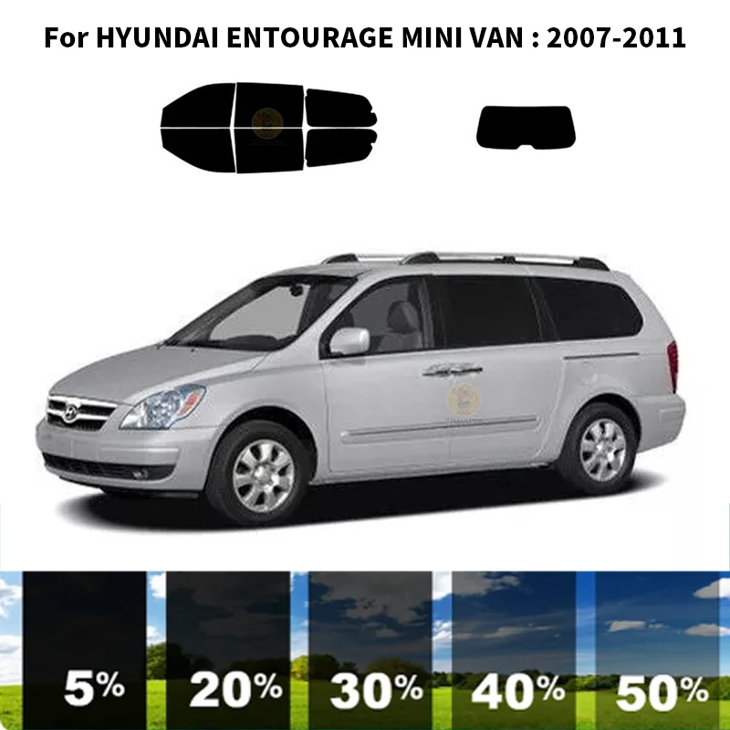 

Precut nanoceramics car UV Window Tint Kit Automotive Window Film For HYUNDAI ENTOURAGE MINI VAN 2007-2011