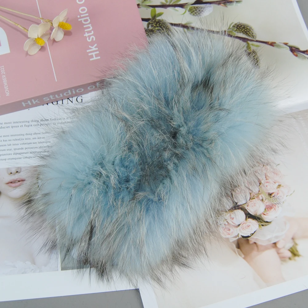 Women Winter Ring Fox Fur Scarves Luxury Neck Warmer Real Fox Fur Scarf Headbands Good Elastic Natural Mufflers, neck warmer scarf,women scarves,fur scarf accessory
