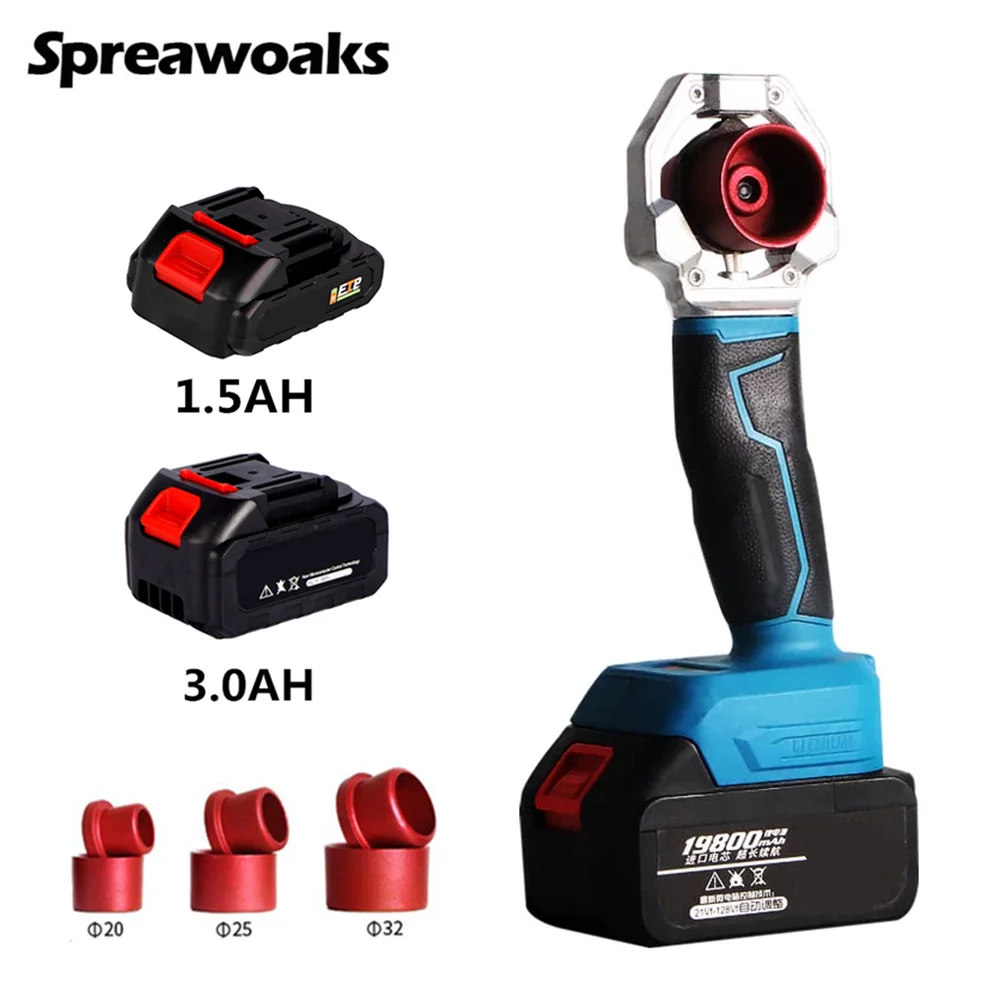 Cordless Hot Melt Machine Electric PPR Water Pipe Melter Rechargeable Plastic Welding Tools with Heads For Makita 18V Battery