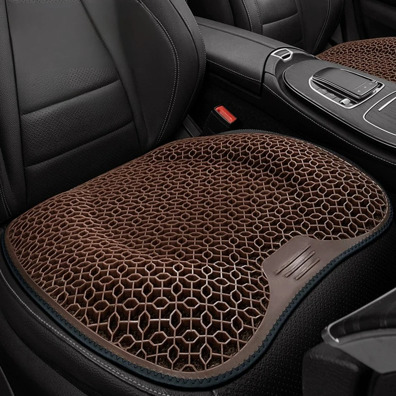 Gel-Filled Honeycomb Comfort Cushion - Breathable, Soft, and Easy-to-Clean Supportive Seating Pad