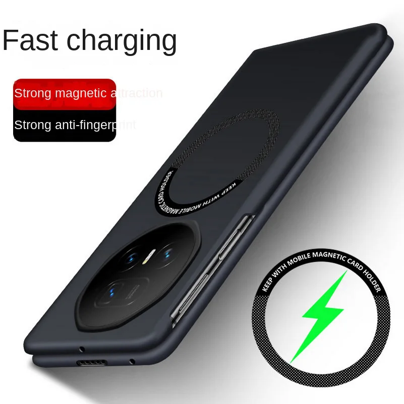 Luxury Ultra-Thin Frameless MagSafe-Compatible Magnetic Hard Phone Case