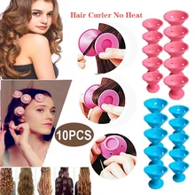 

Curling Iron Hair Curler Heatless Soft Silicone Magic Curly Hair Products Roller Curlers DIY Styling Tools boucleur cheveux
