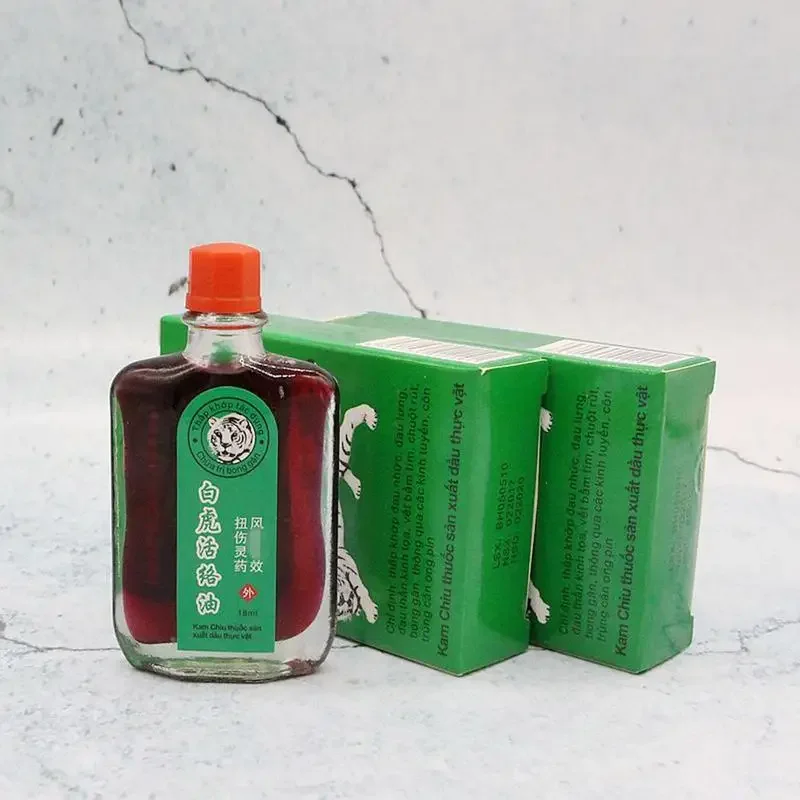 18ml White Tiger Balm Oil Shoulder Osteoarthritis Bone Spurs Cervical Spondylosis Pain Relief Rheumatic Pain Leg Frozen