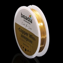 Premium Pure Copper Wire - Anti - Corrosion & Ultra - Flexible for Jewelry, Beading, and Wire Art (Gold/Silver) (KGD)