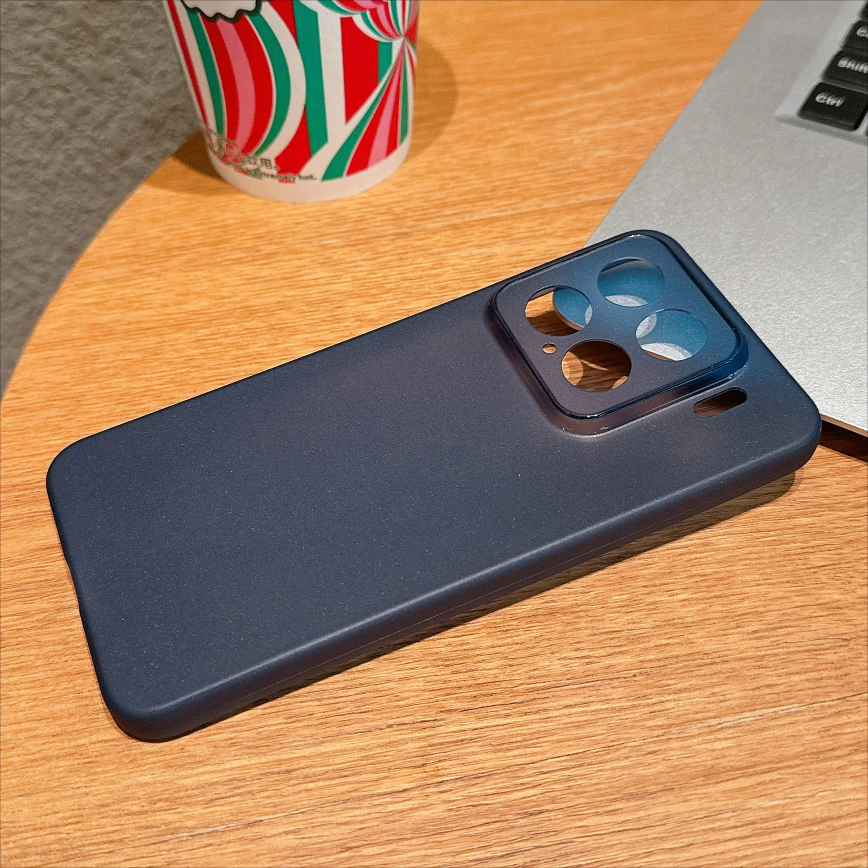 Ultra Thin Transparent Matte Silicone Back Cover - 0.3mm Slim Soft Bumper Case