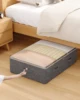 Collapsible bed bottom storage bag Clothing organizer Clothing closet sofa organizer bag Family storage bag top transparent 4